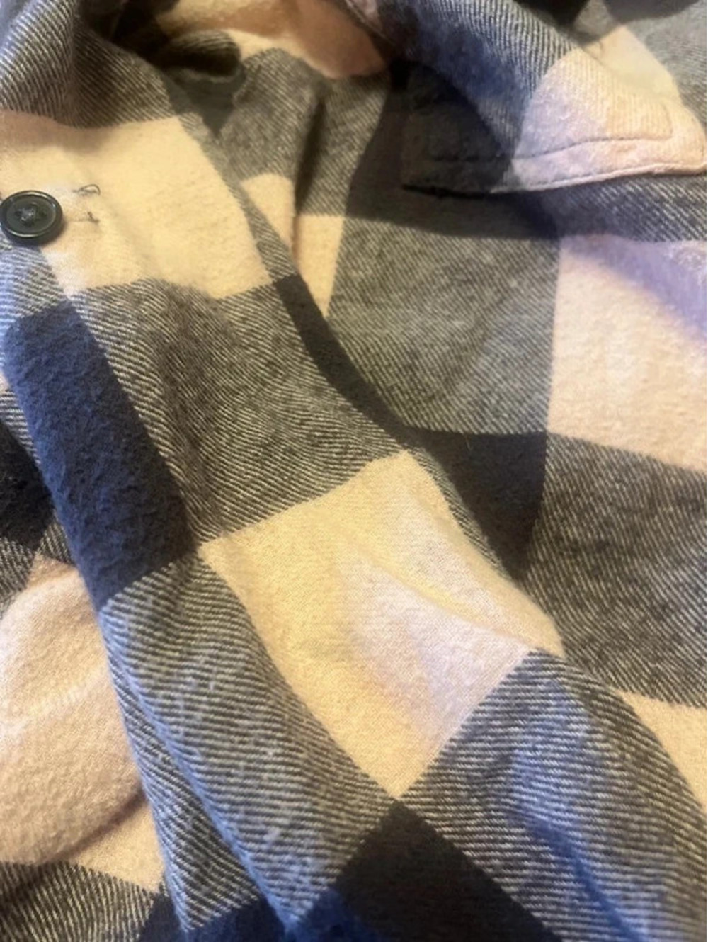 Two piece flannel set champs removable hood 2 long sleeve shirts - Picture 11 of 11
